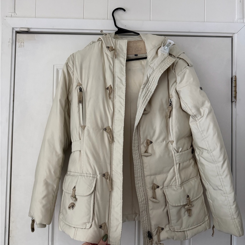 Women's Outventure active wear climate adventure coat Cream Puffer Jacket